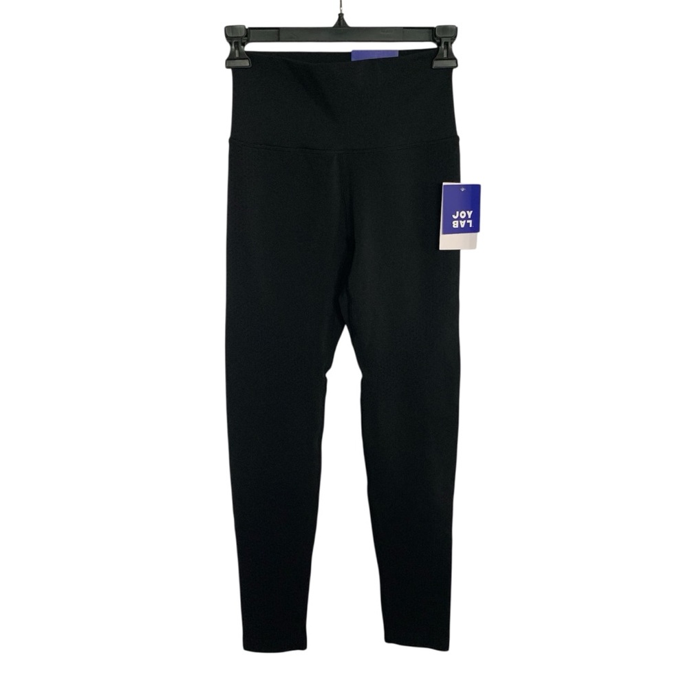 JoyLab Womens Size S Activewear High Rise 7/8 Length Black Leggings Yoga